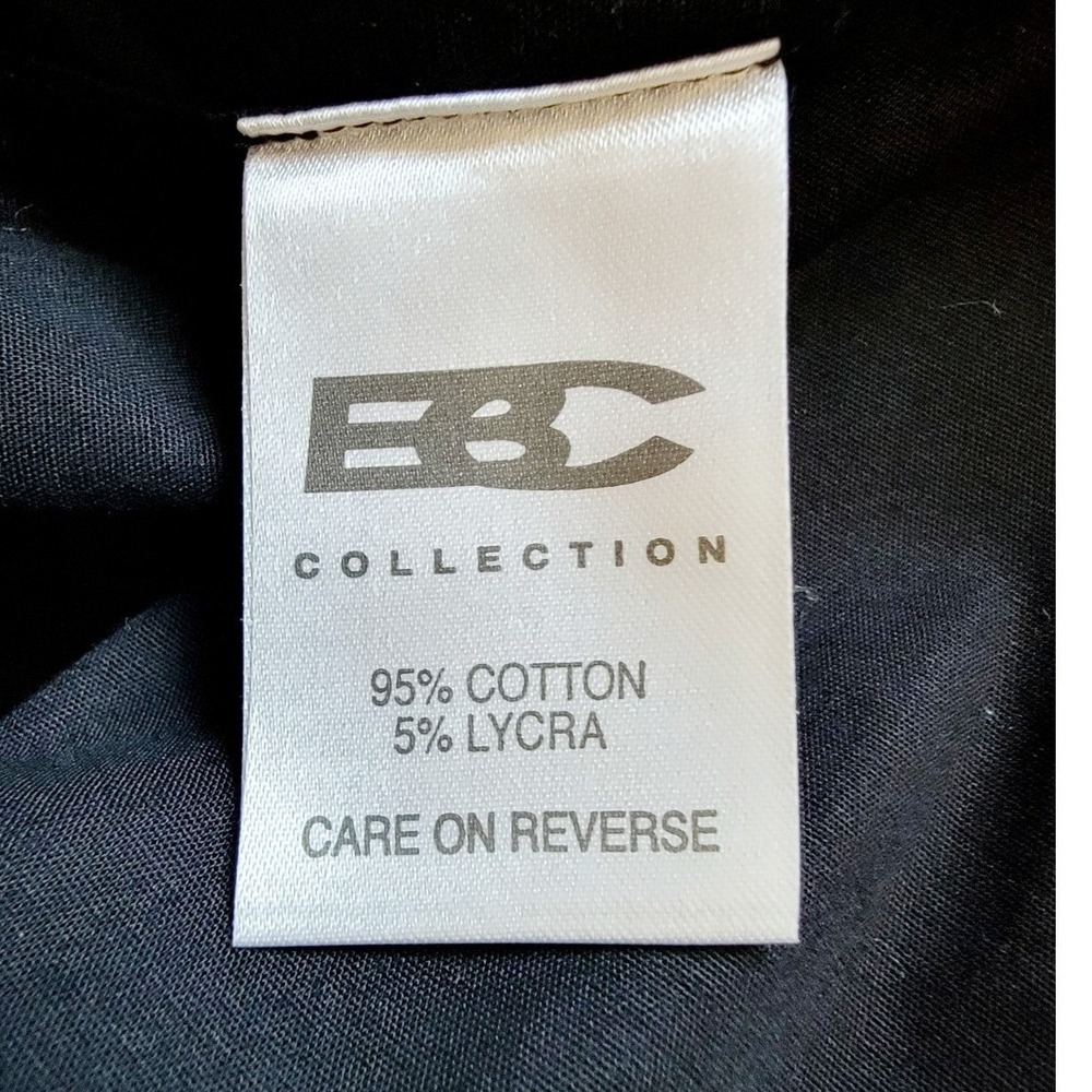 BBC Collection Mens XXXL Black Embroidered Crown Button Down Shirt Long Sleeve - Picture 8 of 14